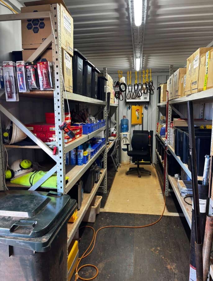 Parts, oils & consumables store